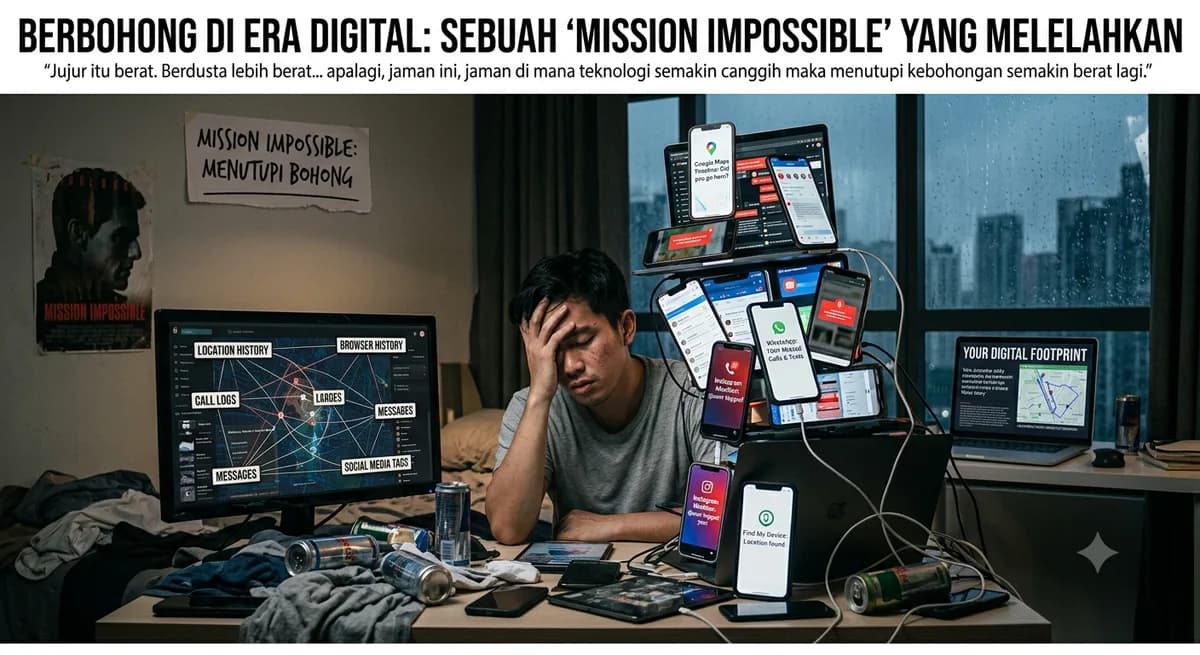 Berbohong di Era Digital: Sebuah "Mission Impossible" yang Melelahkan