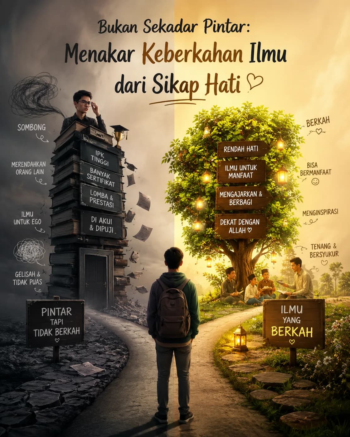 Bukan Sekadar Pintar: Menakar Keberkahan Ilmu dari Sikap Hati