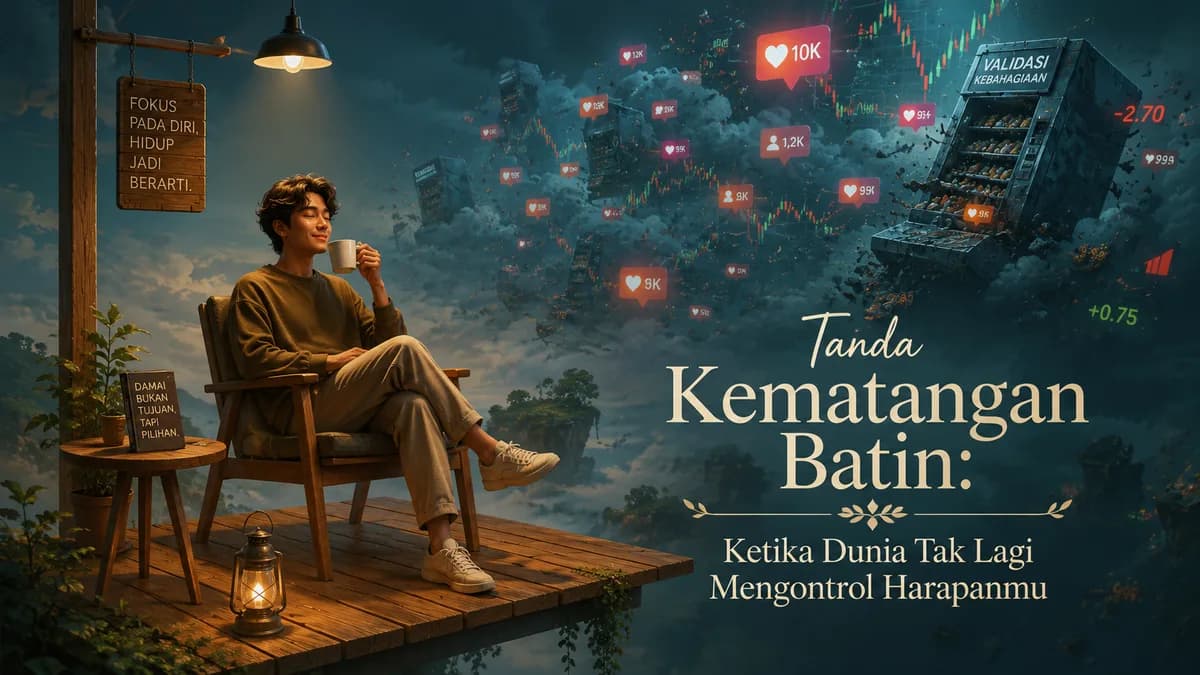 Tanda Kematangan Batin: Ketika Dunia Tak Lagi Mengontrol Harapanmu