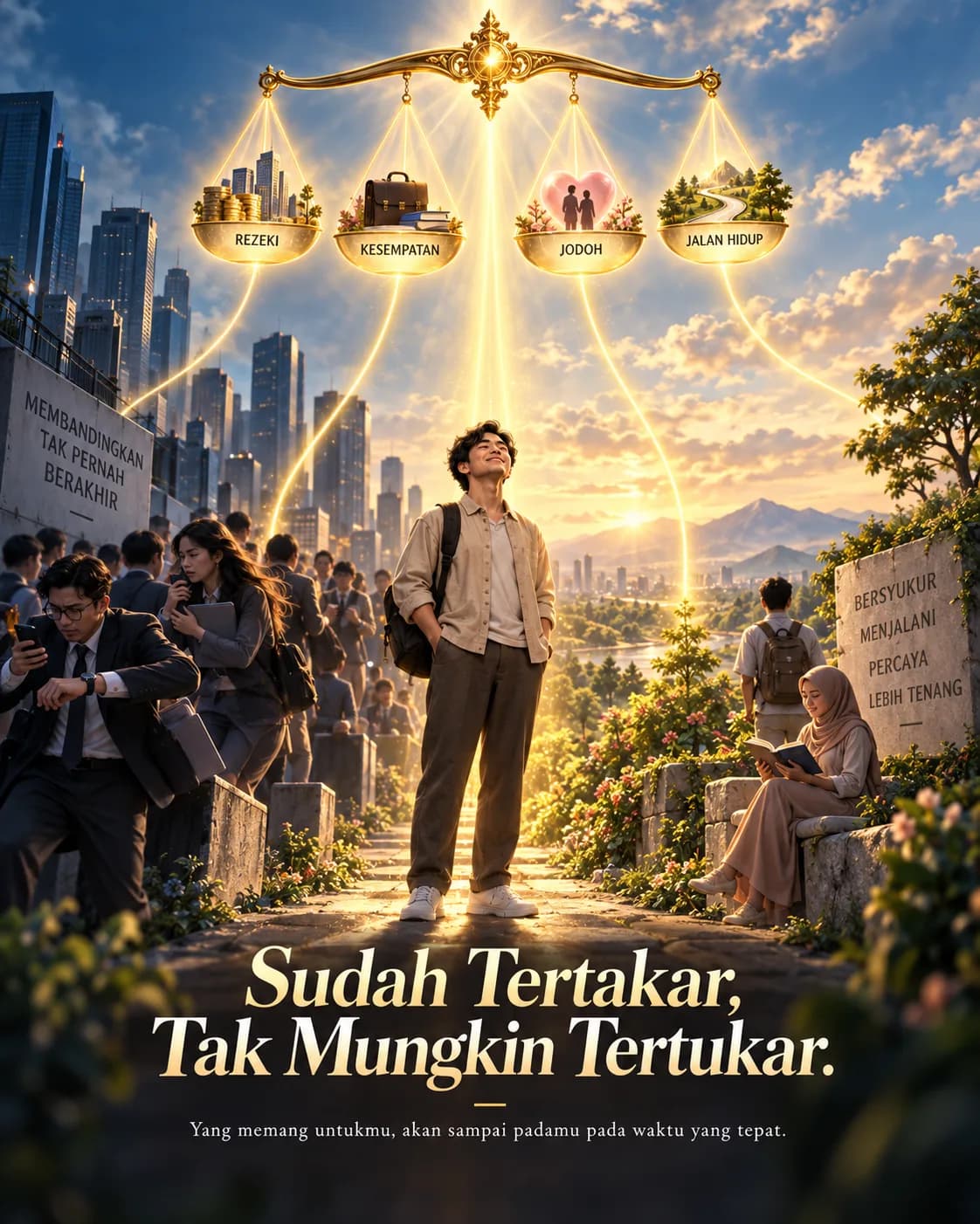 Sudah Tertakar, Tak Mungkin Tertukar