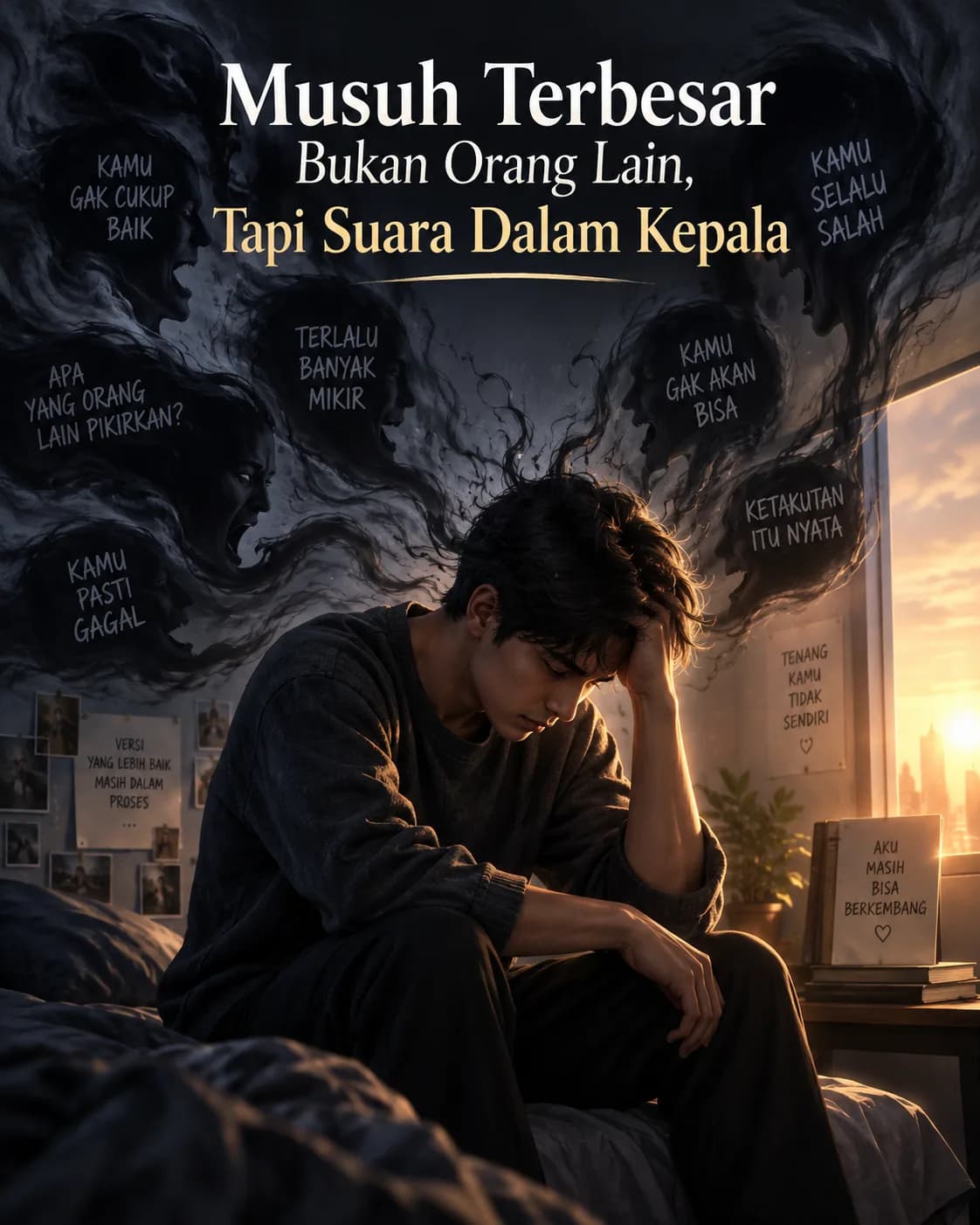 Musuh Terbesar Bukan Orang Lain, Tapi Suara Dalam Kepala