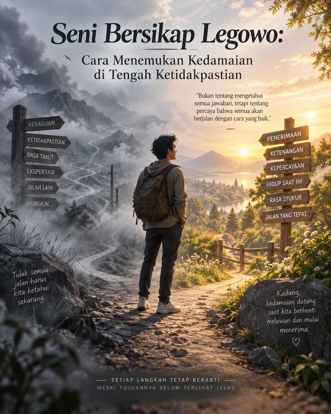 Seni Bersikap Legowo: Cara Menemukan Kedamaian di Tengah Ketidakpastian