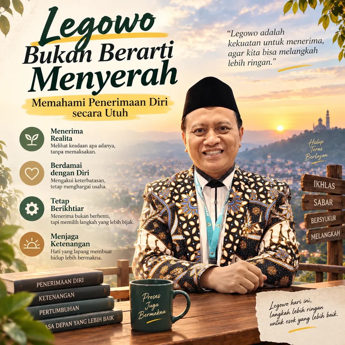 Legowo Bukan Berarti Menyerah: Memahami Penerimaan Diri secara Utuh