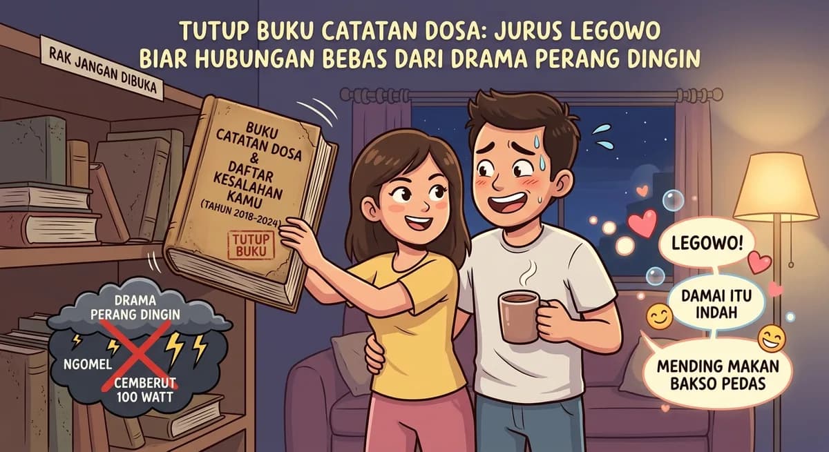 Tutup Buku Catatan Dosa: Jurus Legowo Biar Hubungan Bebas dari Drama Perang Dingin