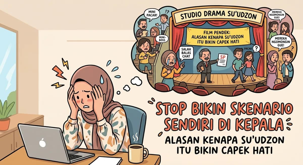 Stop Bikin Skenario Sendiri di Kepala: Alasan Kenapa Su'udzon Itu Bikin Capek Hati