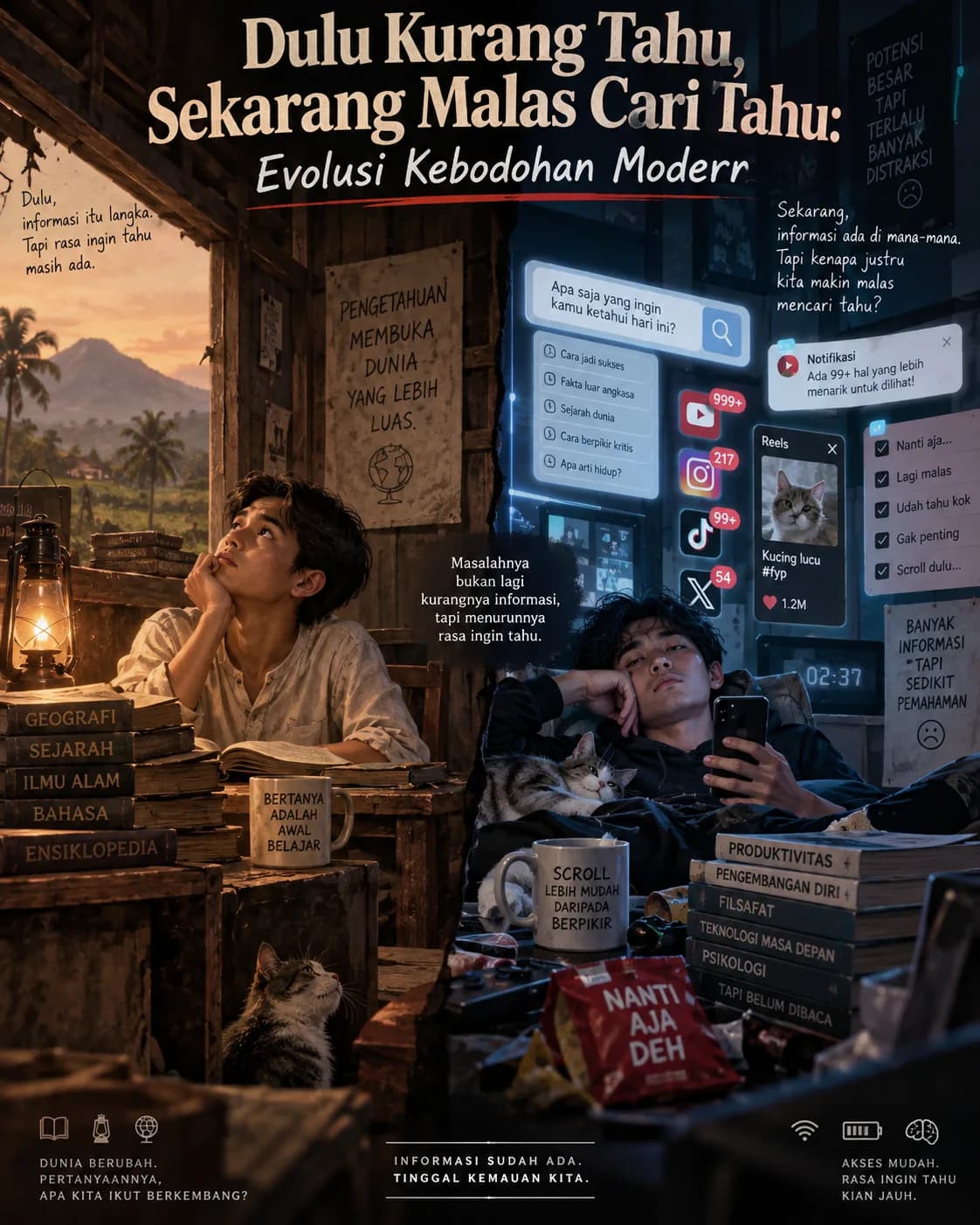 Dulu Kurang Tahu, Sekarang Malas Cari Tahu: Evolusi Kebodohan Modern