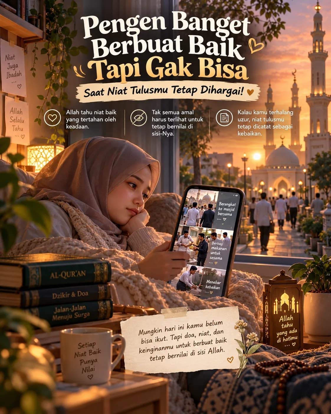 "Pengen Banget Berbuat Baik Tapi Gak Bisa": Saat Niat Tulusmu Tetap Dihargai!