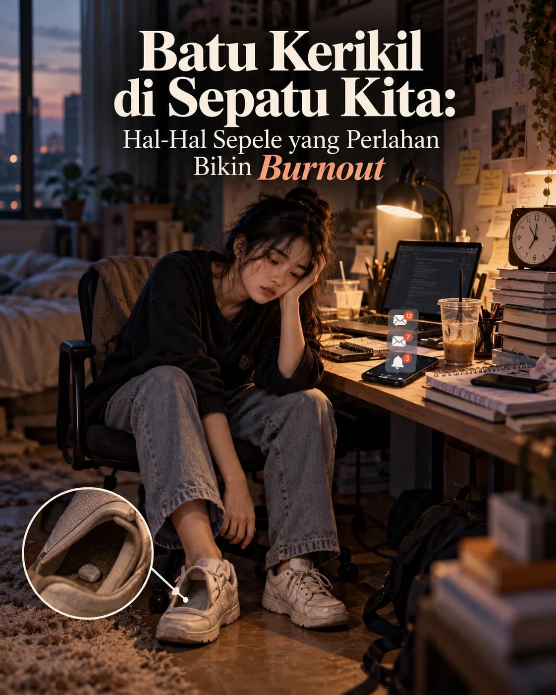 Batu Kerikil di Sepatu Kita: Hal-Hal Sepele yang Perlahan Bikin Burnout