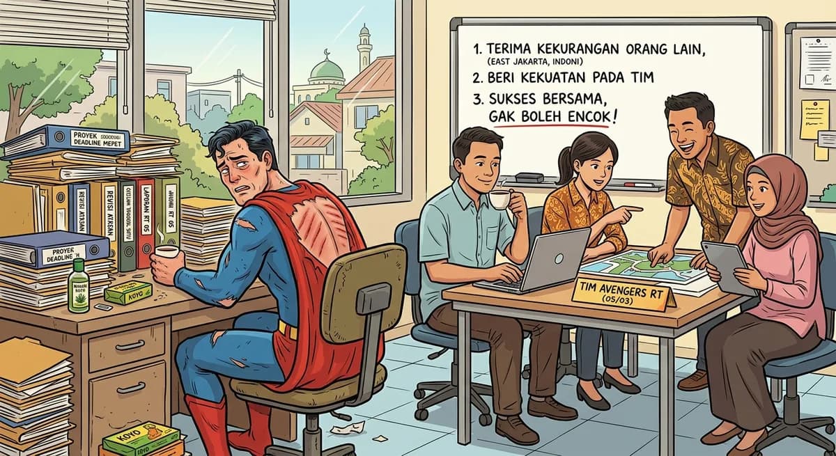 Pensiun Jadi Superman: Biar Gak Encok dan Masuk Angin, Yuk Bikin Avengers Versi RT!