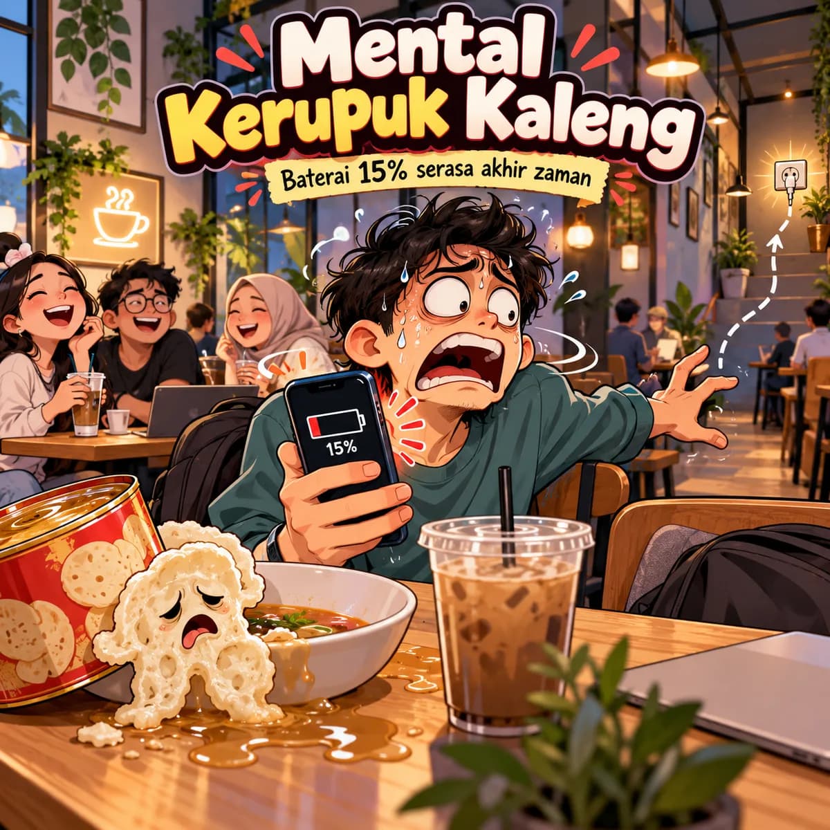 Mental Kerupuk Kaleng: Kena Kuah Dikit Langsung Mlempem!