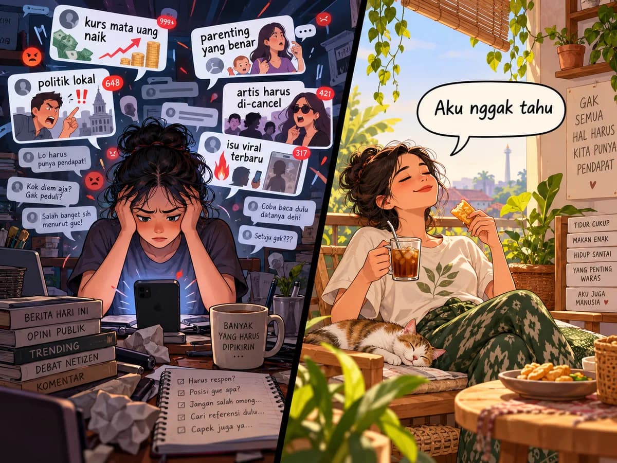 Capek Punya Opini Terus? Yuk, Belajar Bilang "Aku Nggak Tahu