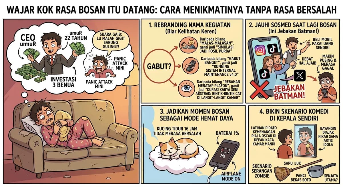 Wajar Kok Rasa Bosan Itu Datang: Cara Menikmatinya Tanpa Rasa Bersalah