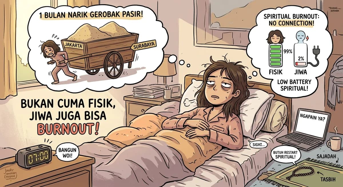 Bukan Cuma Fisik, Jiwa Juga Bisa Burnout: Tanda Kamu Butuh Restorasi Spiritual